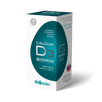 BIOMIN Calcium s vitaminem D cps. 30