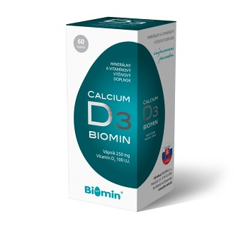 BIOMIN Calcium s vitaminem D cps. 60