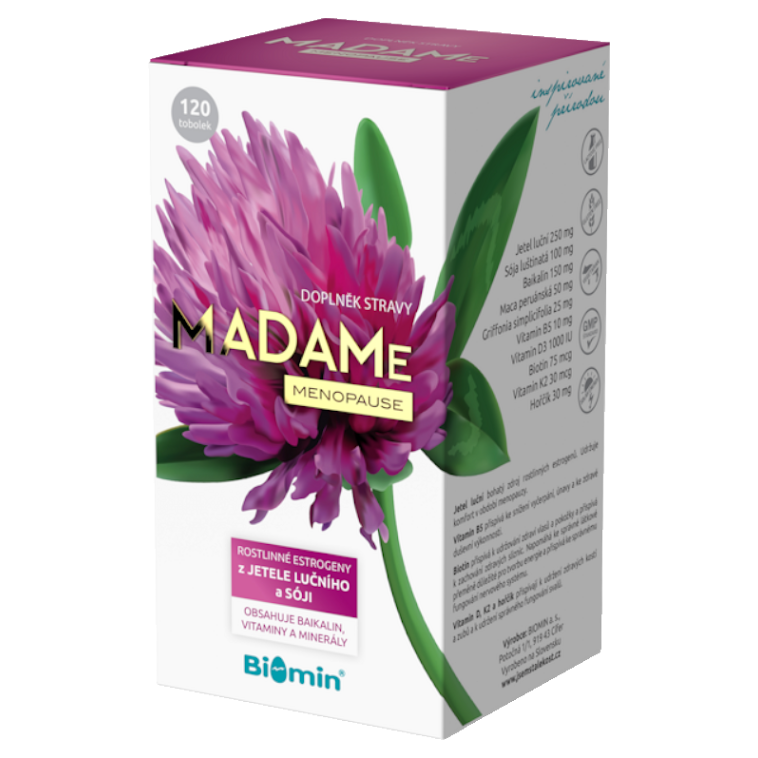 E-shop BIOMIN MadaMe menopause 120 tobolek
