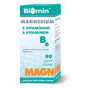 MAGNESIUM S Vitamínem B6 cps.90 Biomin