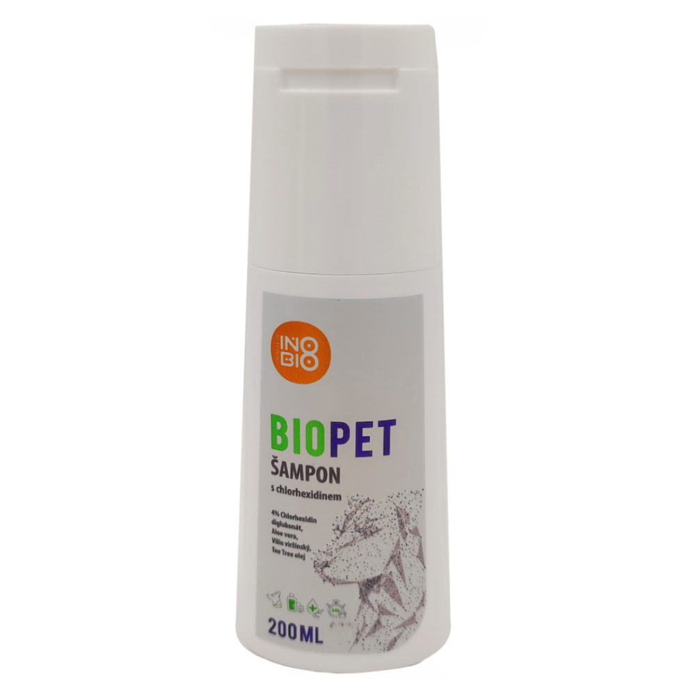 E-shop BIOPET Chlorhexidine šampon 4% pro psy 200 ml