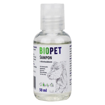 BIOPET Chlorhexidine šampon 4% 50 ml