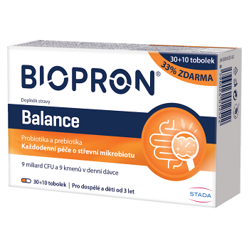 BIOPRON Balance probiotika 30+10 tobolek (Probiotika a laktobacily) - Přírodní, Vícesložkové