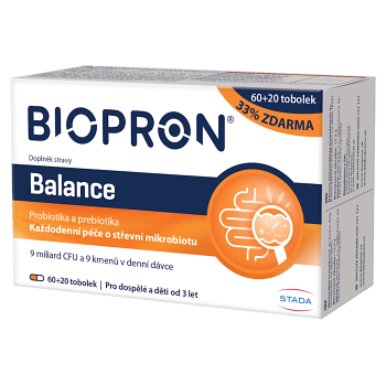 BIOPRON 9 Balance 60+20 tobolek (Probiotika a laktobacily) - Přírodní, Vícesložkové