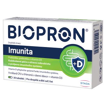 BIOPRON 9 Immunity s vitaminem D3 30 tobolek (Probiotika a laktobacily) - Vícesložkové