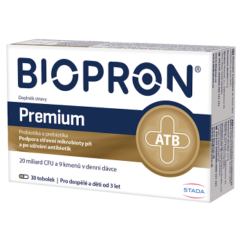 BIOPRON 9 premium 30 tobolek (Probiotika a laktobacily) - Přírodní, Vícesložkové
