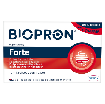 BIOPRON Forte 30 + 10 tobolek (Probiotika a laktobacily)