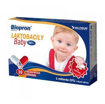 VALOSUN Biopron LAKTOBACILY Baby BIFI+ 10 vysypávacích tobolek