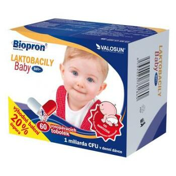 BIOPRON Laktobacily Baby BiFi+ 60 vysypávacích tobolek