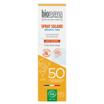 BIOREGENA Organický sprej na opalování SPF 50 pro děti 90 ml BIO (Přírodní opalovací přípravky) - BIO, Hypoalergenní