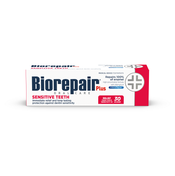 BIOREPAIR Plus Sensitive Teeth Zubní pasta 75 ml (Zubní pasty na citlivé zuby a dásně) - Ochranný