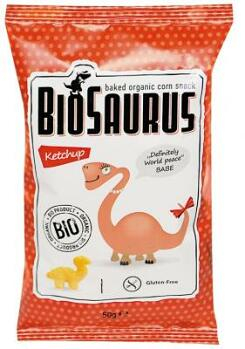 Biosaurus BIO křupky s kečupem 50g