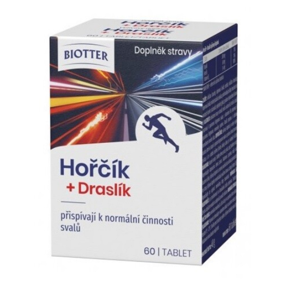 E-shop BIOTTER Hořčík + draslík 60 tablet