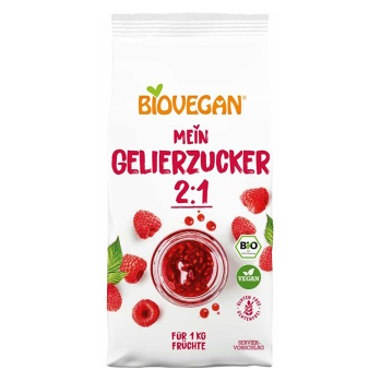 BIOVEGAN Želírovací cukr 2:1 BIO 500 g (Třtinový cukr)