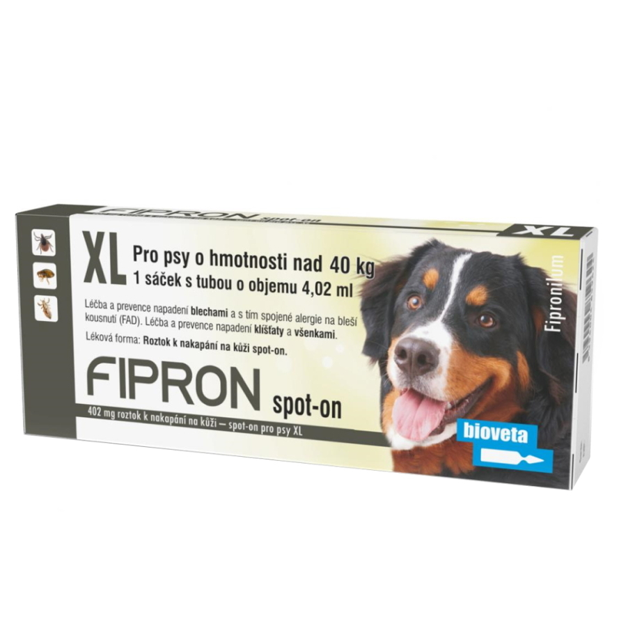 FIPRON Spot-on pro psy XL nad 40 kg 4,02 ml 1 pipeta