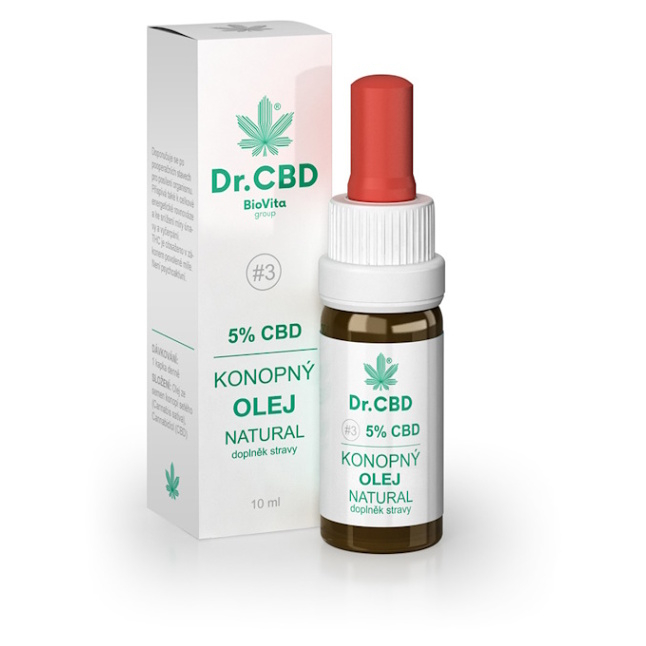 E-shop BIOVITA DR. CBD 5% CBD konopný olej natural 10 ml
