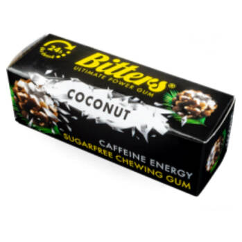 BITTERS Energetická žvýkačka Kokos 6 kusů