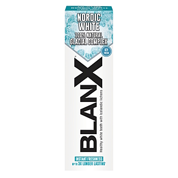 BLANX Nordic White Zubní pasta 75 ml (Bělicí zubní pasty)