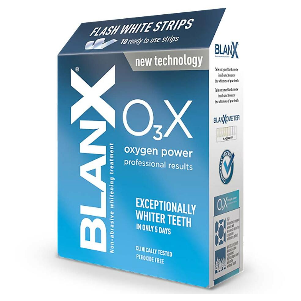 Levně BLANX O₃X Flash White Strips Bělicí pásky 10 ks
