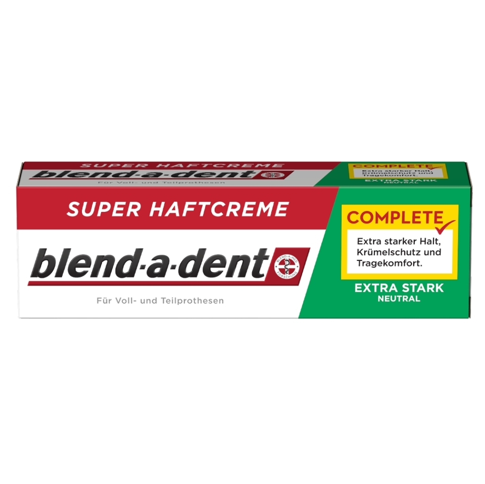 Levně BLEND-A-DENT Upevňovací krém na zubní náhrady Neutral 47 g