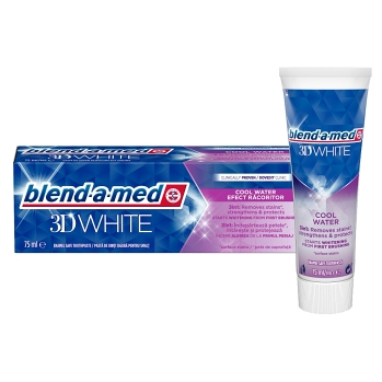 BLEND-A-MED Zubní pasta 3D White Cool Water 75 ml (Bělicí zubní pasty)