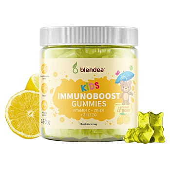 Blendea Gummies ImmunoBoost pro děti 60 ks (Multivitamíny pro děti) - Vícesložkové, Vitamínové, Želatinové, Minerální