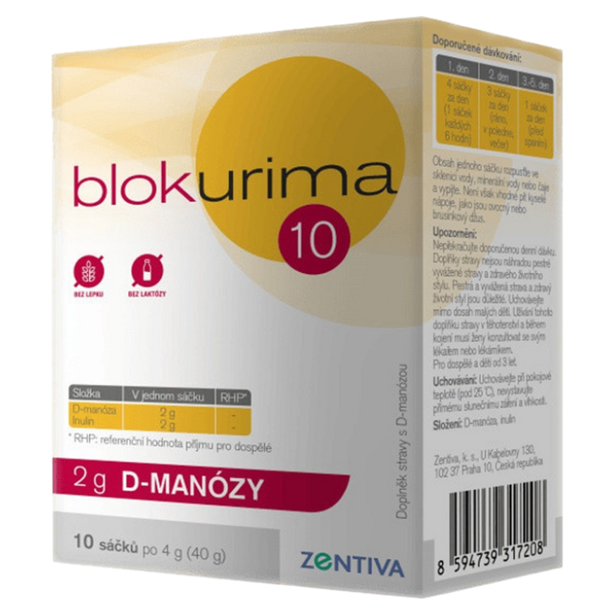 BLOKURIMA 2 g D-manozy sáčky 10 x 4 g