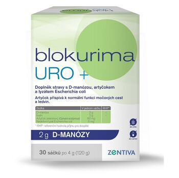 BLOKURIMA Uro + 2g D-manózy sáčky 4g 30 sáčků (Močové cesty)