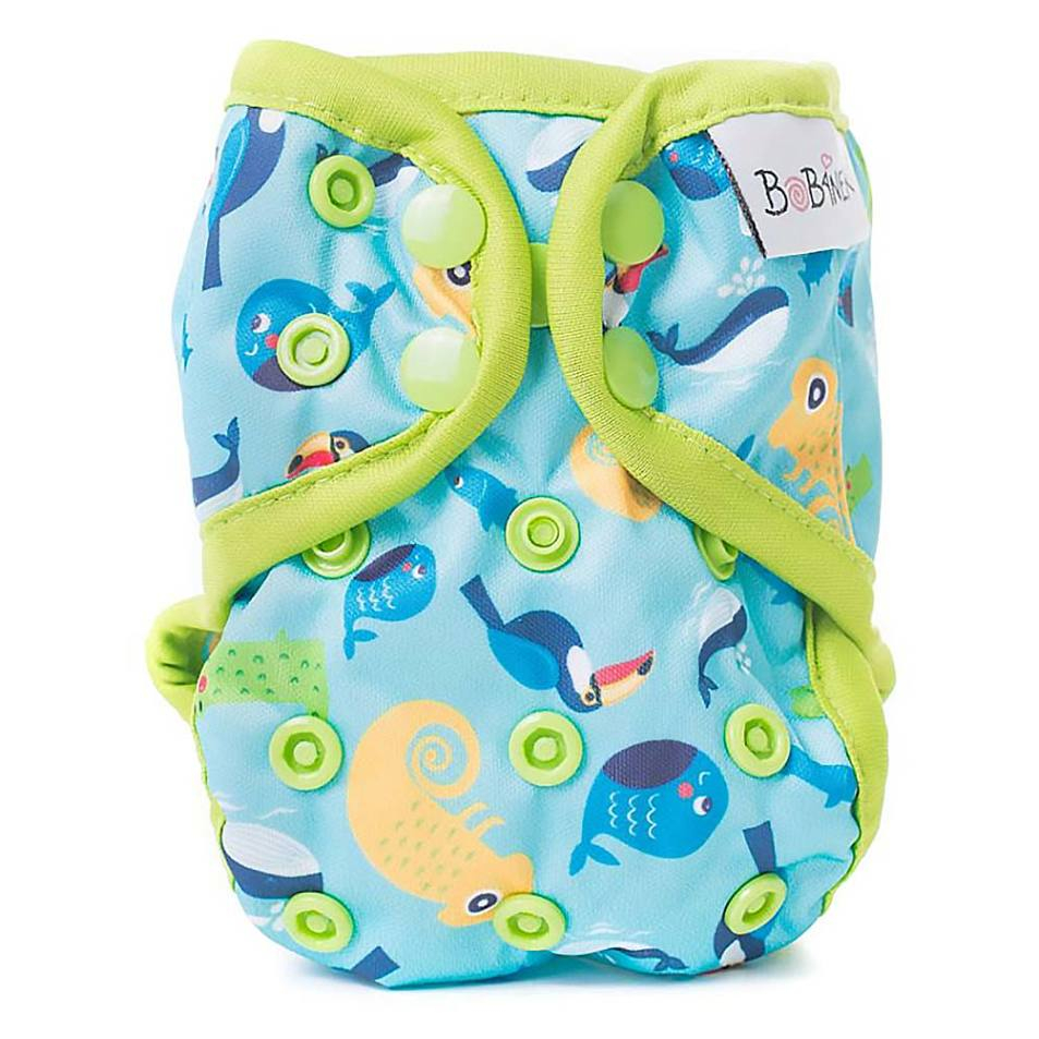 Levně BOBÁNEK Novorozenecké svrchní kalhotky s patentky Chameleoni