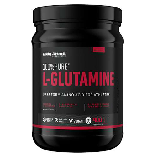 BODY ATTACK 100% Pure l-glutamine 400 g