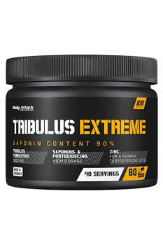 BODY ATTACK Tribulus extreme 80 kapslí (Během tréninku)