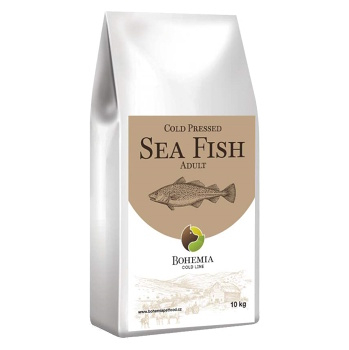BOHEMIA COLD Adult Sea Fish krmivo pro psy 10 kg (Granule pro psy) - Lisované za studena