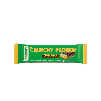 BOMBUS Crunchy protein banana 50 g (Tyčinky) - Proteinové