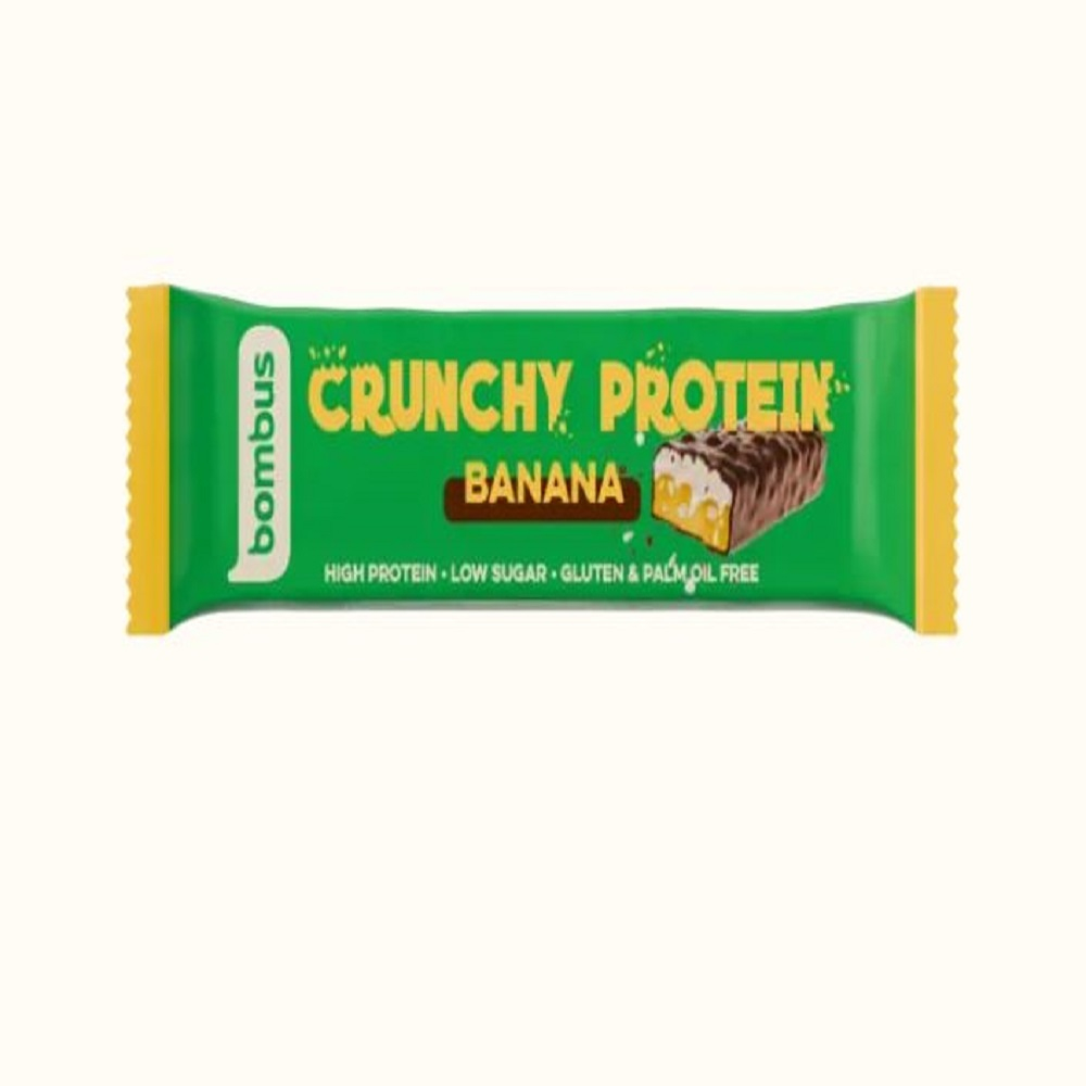 Levně BOMBUS Crunchy protein banana 50 g