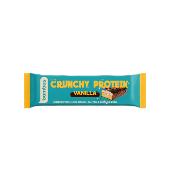 BOMBUS Crunchy protein vanilla 50 g (Tyčinky) - Proteinové