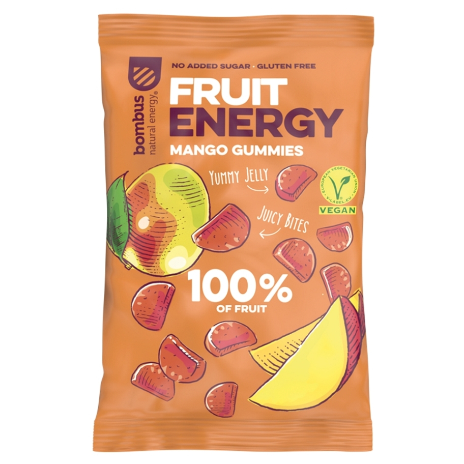 E-shop BOMBUS Fruit energy mango gummies 35 g