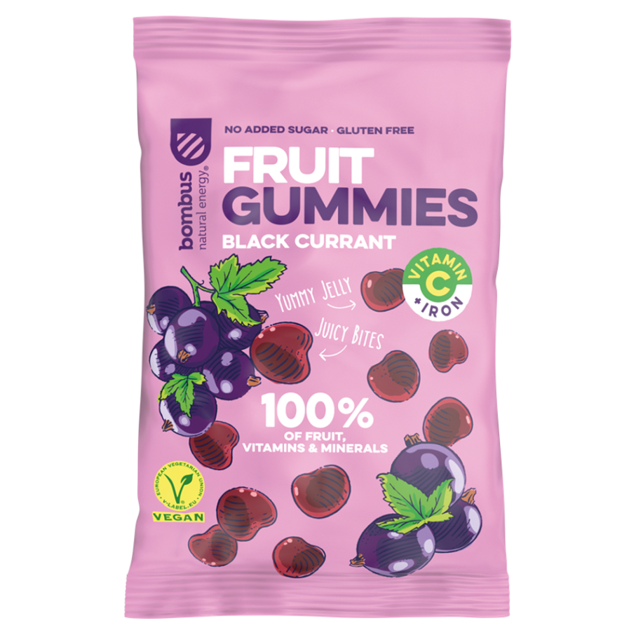 E-shop BOMBUS Fruit gummies black currant 35 g