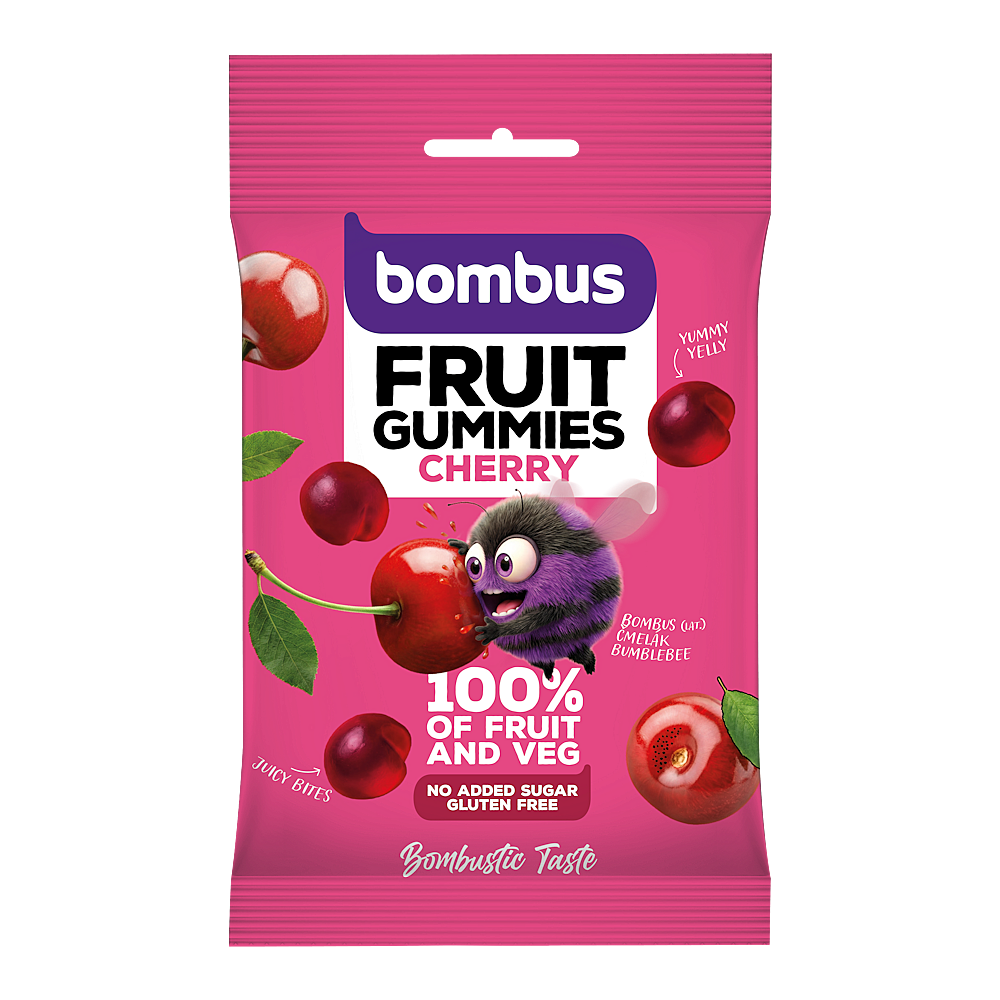 BOMBUS Fruit gummies cherry 35 g