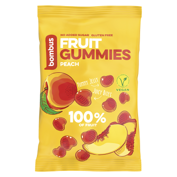 BOMBUS Fruit gummies peach 35 g