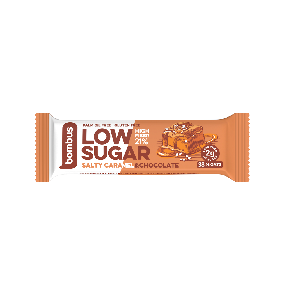 E-shop BOMBUS Low sugar salty caramel & chocolate 40 g