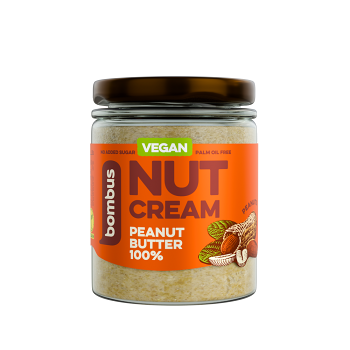 BOMBUS Nuts energy 100% arašídový krém 300 g (Arašídové krémy) - Sladké