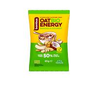 BOMBUS Oat energy banana & coconut ovesná kaše 65 g BIO