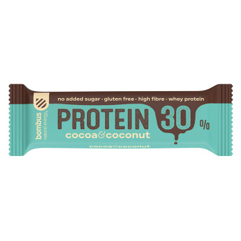 BOMBUS Protein 30% kakao a kokos 50 g