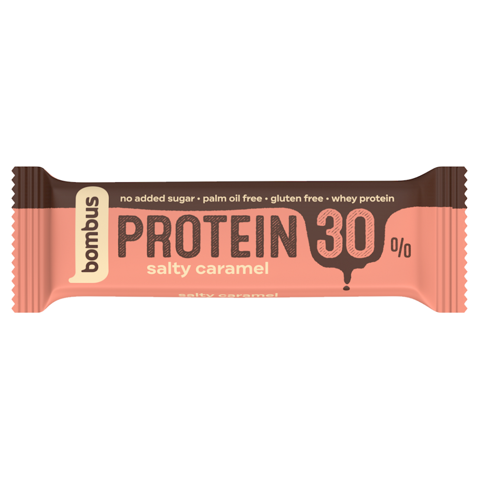 BOMBUS Protein 30% slaný karamel 50 g