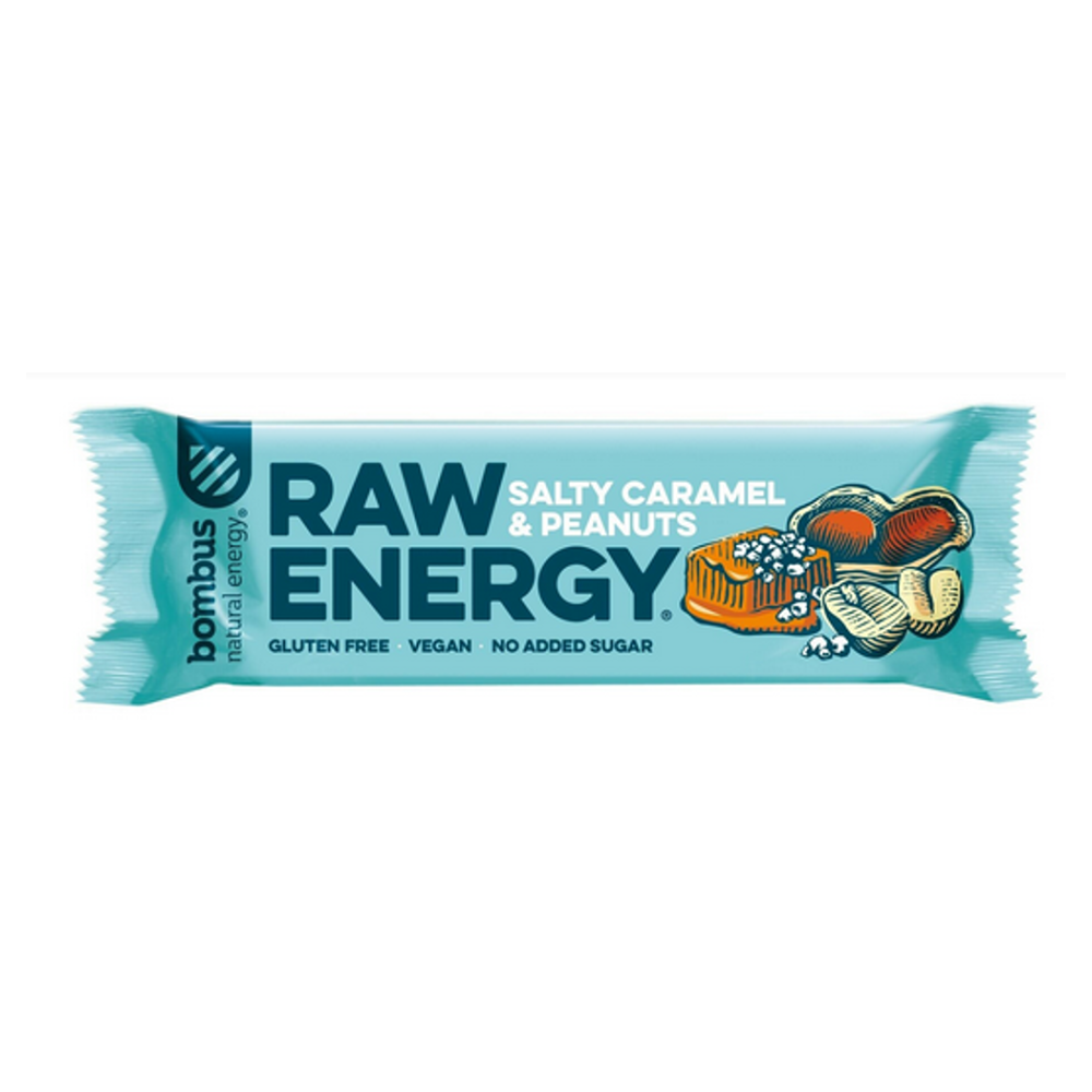 E-shop BOMBUS Raw energy salty caramel & peanuts 50 g