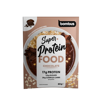 BOMBUS Super protein good chocolate kaše 60 g (Rýžové kaše) - Vícesložkové, Proteinové