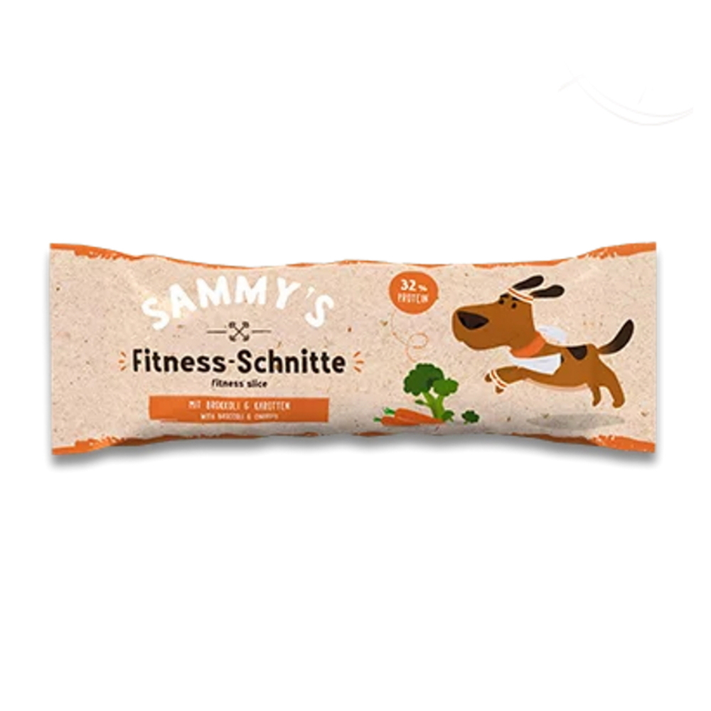 Levně BOSCH SAMMY’S Fitness slice broccoli & carrots pochoutka pro psy 25 g