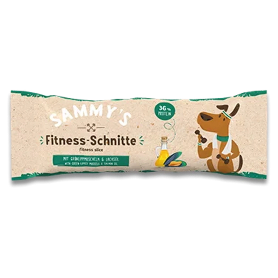 Levně BOSCH SAMMY’S Fitness slice green-lipped muss pochoutka pro psy 25 g