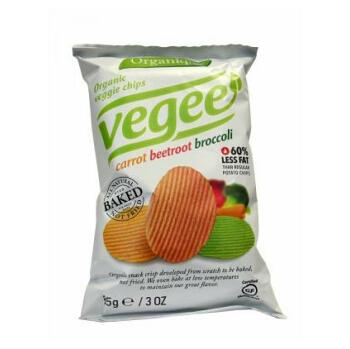VEGEE Organic vegie chips se zeleninou BIO 85 g