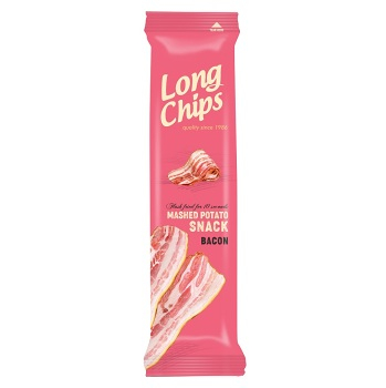 LONG CHIPS Bramborový snack slanina 75 g